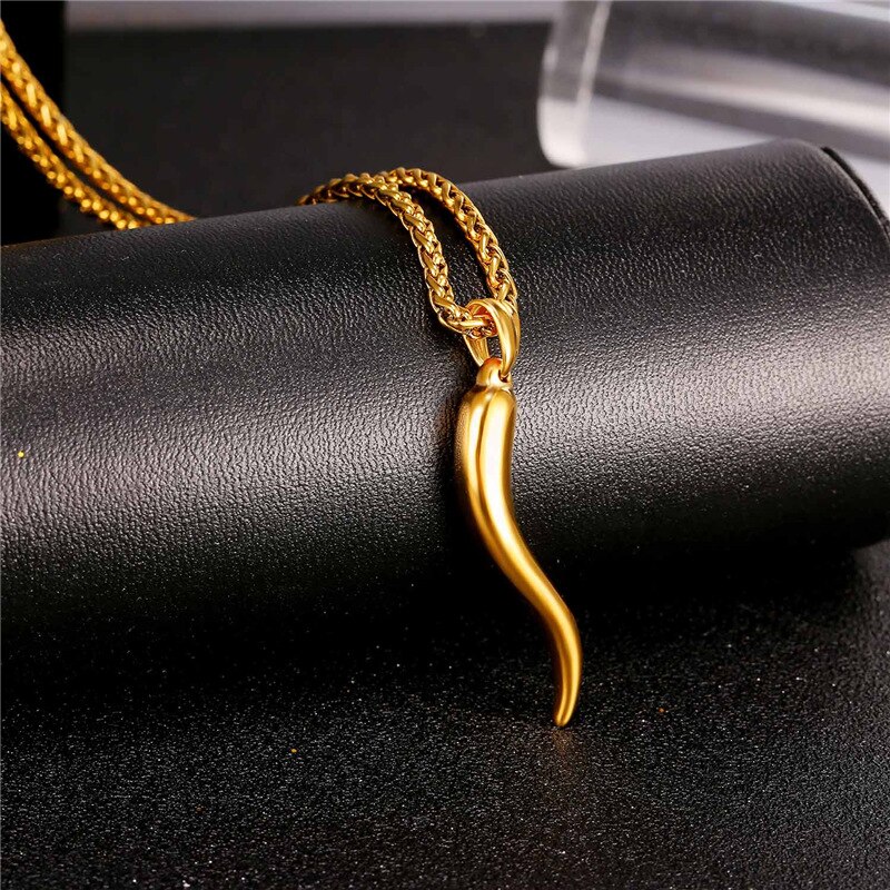Collier Corne d'Abondance Porte-Bonheur – Image 3